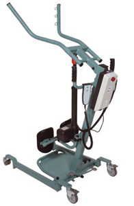 Grua Electrica Vertic Mini.Sistema cambiapa�ales con arnes